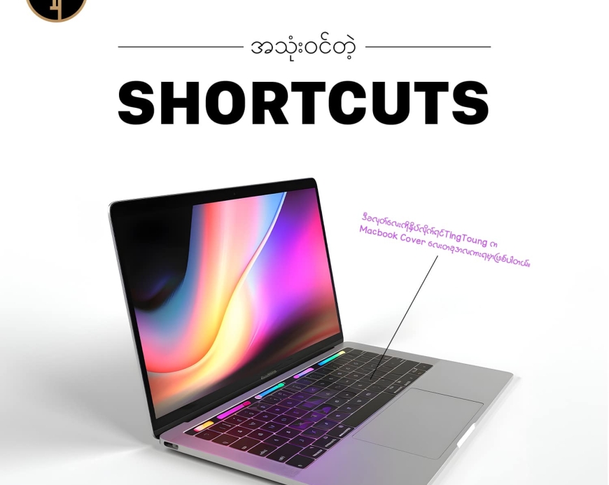Macbook အတွက် မဖြစ်မနေသိထားသင့်တဲ့ Shortcut လေးတွေ