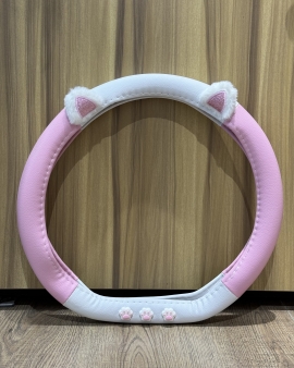 Dshape Cat Design Steering Wheel Cover