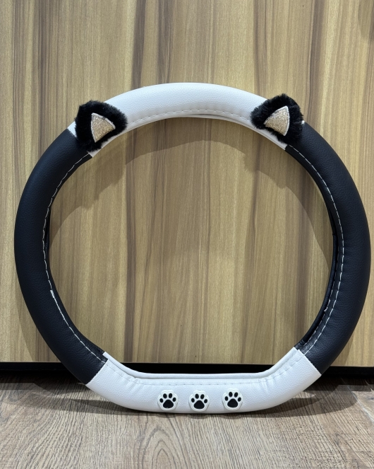 Dshape Cat Design Steering Wheel Cover