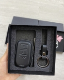 Honda 2 buttons leather keycase