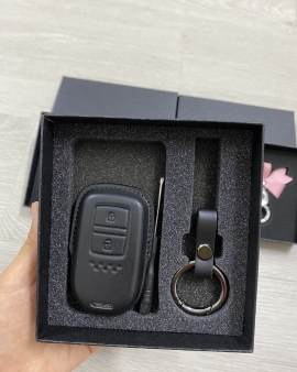 Honda 2 buttons leather keycase