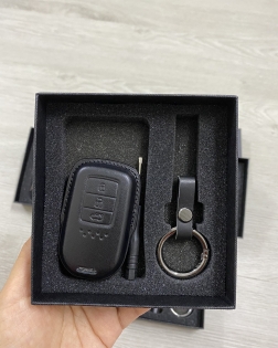 Honda 3 buttons leather keycase