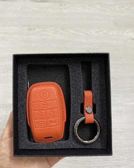 KIA 5 Buttons Sheep Skin leather keycase