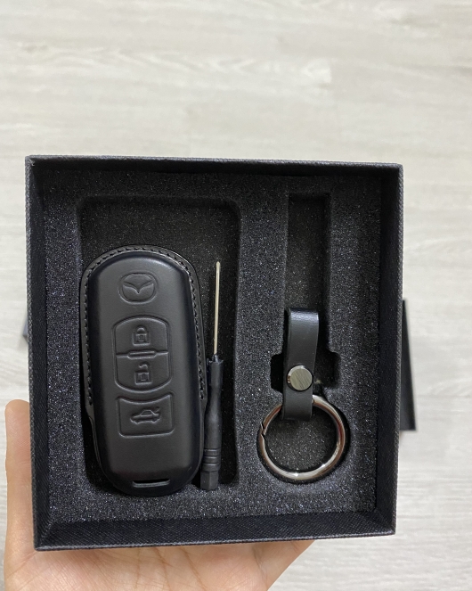 Mazda Sheep Skin leather keycase
