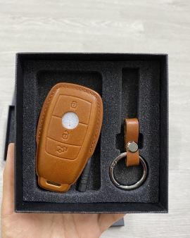 Mercedes Sheep Skin leather keycase