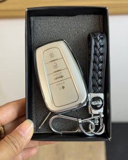 Camry/CHR TPU Silver keycase