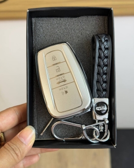 Camry/CHR TPU Silver keycase