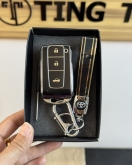 Crown Silver Line Keycase