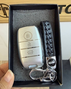 KIA TPU Silver keycase