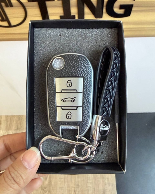 Peugeot သော့တံပါ TPU Leather keycase