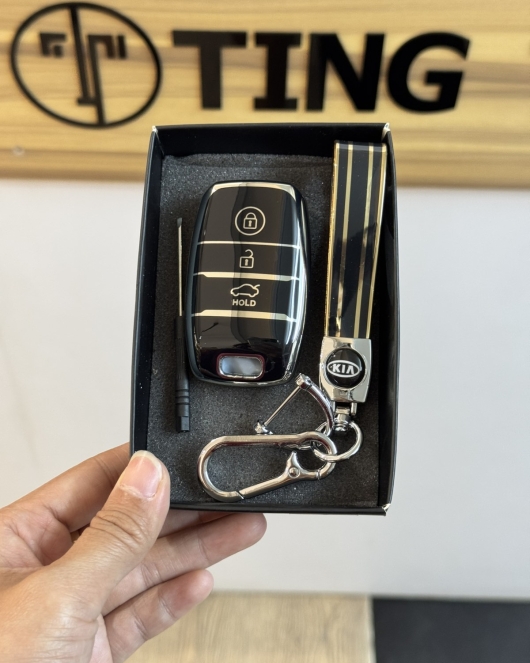 Kia 3 Silver Line Keycase