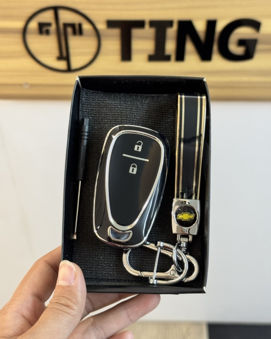 Chevrolet 2 Silver Line Keycase