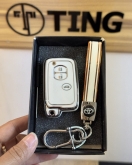 Wish Silver Line Keycase