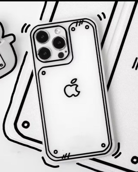 3D White iPhone Cover