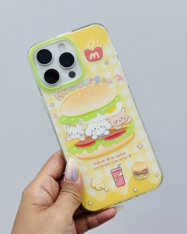 Yellow Hamburger iPhone Cover