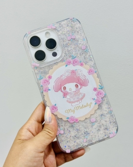 My Melody Pink Glitter iPhone Cover