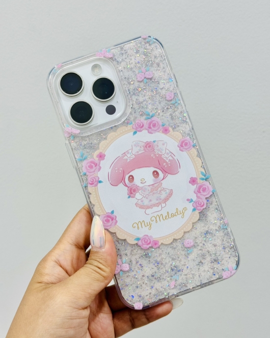 My Melody Pink Glitter iPhone Cover