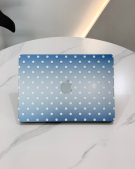 Blue Dot Macbook Cover