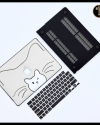 Leather Cat Macbook Cover