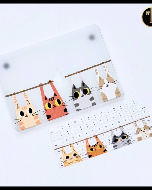 Four Cats Macbook Cover