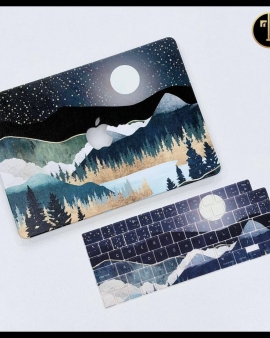 Moon Mountain Macbook Cover