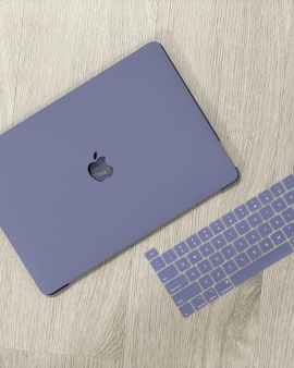 Lavender Grey Macbook Cover