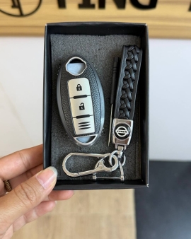 Nissan 2 Leather Tpu keycase