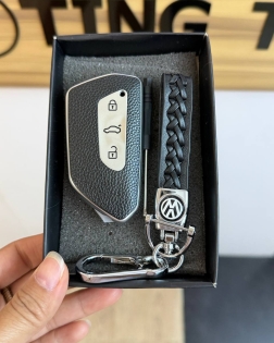 VW Ev Leather Tpu keycase